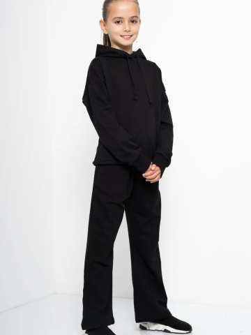Trening Copii COZY CUSTOM Negru Oversize WKND basic-slim - Img 2