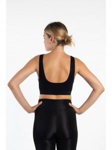 Bustiera dama elastica neagra - Img 4