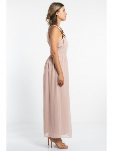 Rochie dama lunga cu volanas la maneca - Img 3