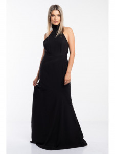 Rochie dama neagra pe gat - Img 2