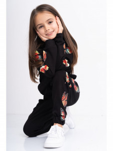Trening pentru Copii din Bumbac Negru Model Butterfly - Img 2
