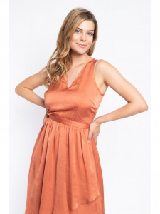Rochie dama latte model asimetric - Img 4