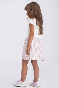 Rochie din bumbac alb Hello Summer - Img 5