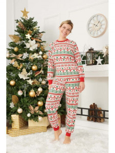 Pijama de Craciun dama model Candy 2 - Img 1