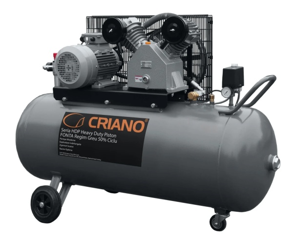 Compresor aer profesional Criano CNO-HDP700-270-13V, 5.5CP, 700 L/min, 13 bari, rezervor 270L