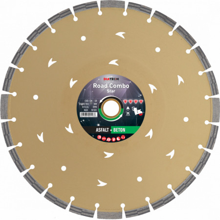 Disc diamantat COMBO STAR pentru beton asfalt 450x25,4/30
