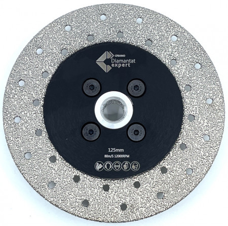 Disc DiamantatExpert lipit in vid pt. taiere si slefuire 125xM14 (mm) Super Premium - DXDY.DVB.125.M14