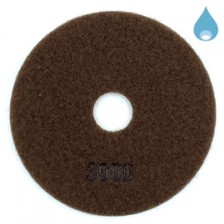 Paduri / dischete diamantate pt. slefuire umeda #3000 Ă125mm - DXDY.WETPAD.125.3000