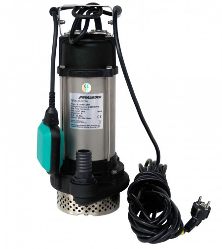 Pompa submersibila apa murdara 1.25"/ 32mm ProGARDEN QFD6-20-0.75A, 750W, 175L/min, 20m