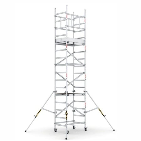 Schela mobila profesionala din aluminiu H lucru 6,8 m ProTUBE Mini7