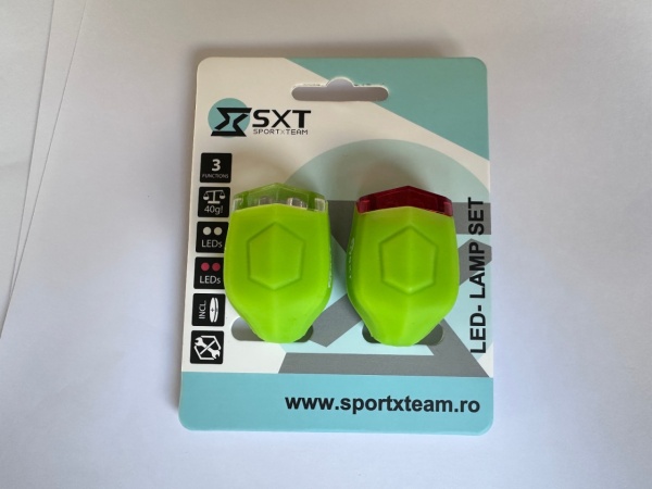 Set Flash cu Baterii SXT (silicone) Verde Lime