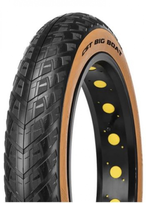Anvelopa CST 20x4.00 (100-406) CTC-06 Rigid Negru/Maro