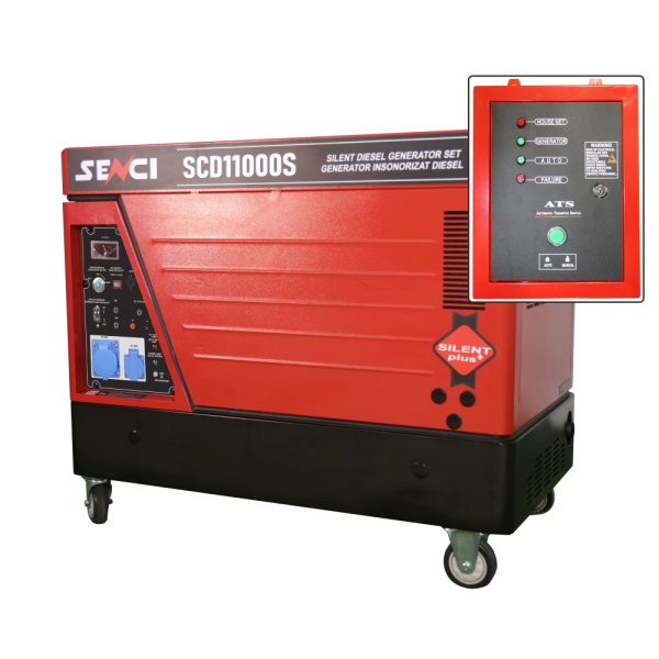 Generator Diesel Insonorizat SENCI SCD11000S ATS – 8.5 kW, 230V