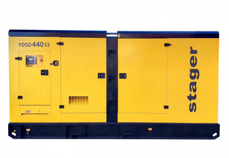 Generator insonorizat Stager YDSD440S3, diesel, trifazat 320kW, 577A, 1500rpm