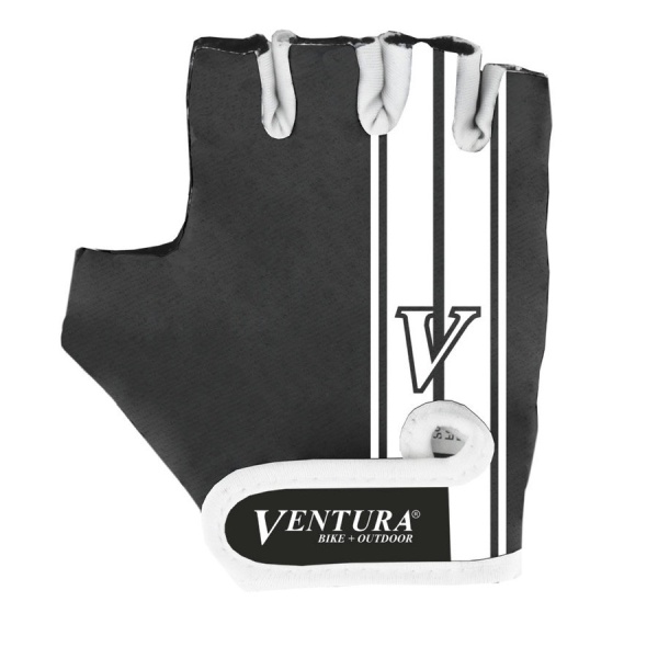 Manusi Ciclism VENTURA L/XL (Negru/Alb)