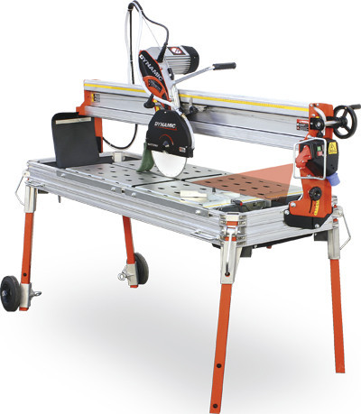 Masina de taiat marmura, granit 120cm, 2.2kW, DYNAMIC 1200S cu laser si roti - Battipav-701201