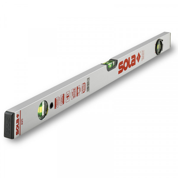 Nivela din aluminiu SOLA AVD 80 cm, 2 bule + 1 reglabila