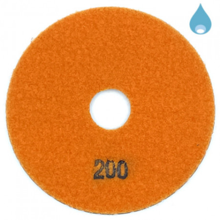 Paduri / dischete diamantate pt. slefuire umeda #200 Ă100mm - DXDY.WETPAD.100.0200