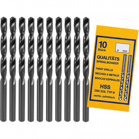 Set 10 burghie HSS, Donau Elektronik HSS21, 2.1mm