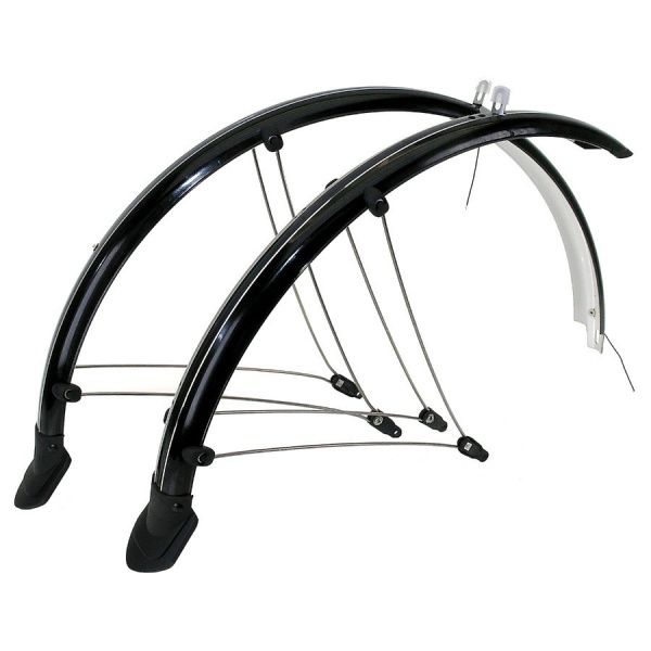 Set Aparatori Noroi Flexibile M-WAVE 27.5" 60 mm Negru