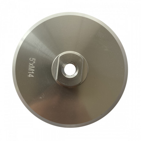 Suport rigid pt. dischete / paduri diamantate cu velcro Ă125mm - prindere M14 - DXDY.PADSUP.ALU.125