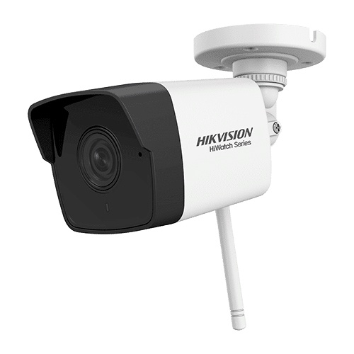 Camera supraveghere IP, Wi-Fi, 2MP, lentila 2.8mm, IR 30m, Audio, SD-card, IP66 - Hikvision HiWatch HWI-B120H-D/W(2.8mm)(D)