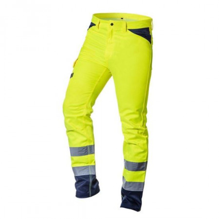 Pantaloni de lucru slim fit, reflectorizanti, model Visibility, marimea XXXL/58, NEO