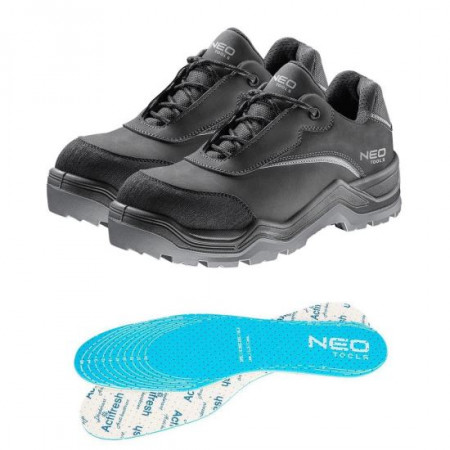 Pantofi de lucru, S3, SRC, nabuc, protectie compozit, talpici/branturi, marimea 46, NEO
