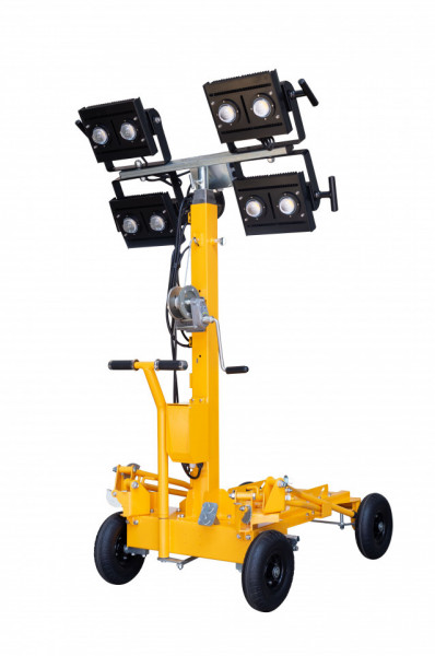 Turn de iluminat 4x250W, LED, telescopic, 4.5m Stager YL250-4
