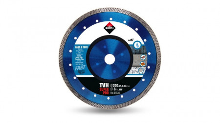 Disc diamantat pt. materiale foarte dure 200mm, TVH 200 SuperPro - RUBI-31936