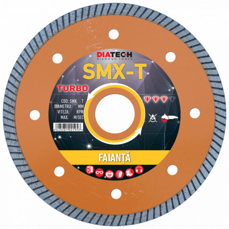 Disc diamantat turbo pentru faianta SMX125T