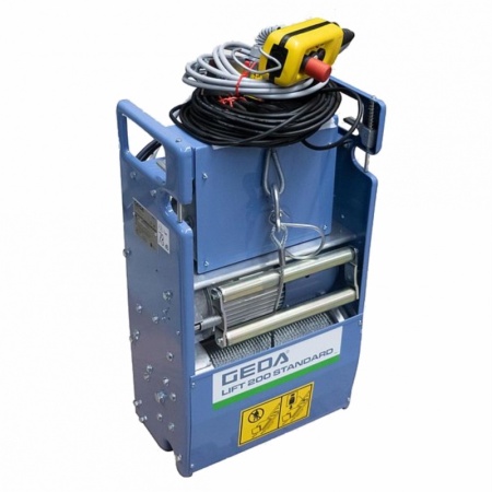 Elevator materiale constructii GEDA 200 STANDARD complet echipat, H=19m