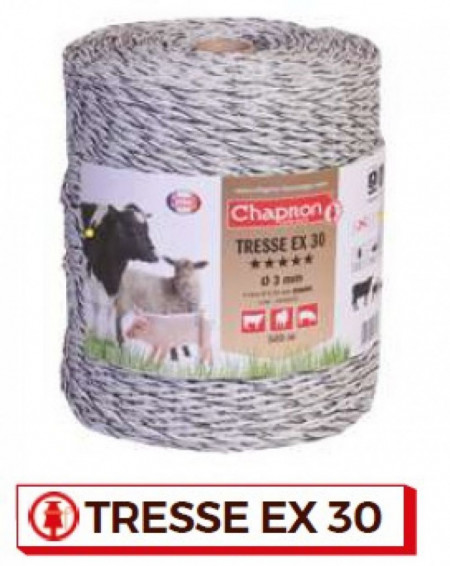 Fir gard electric TRESSE EX 30 500m CHAPRON