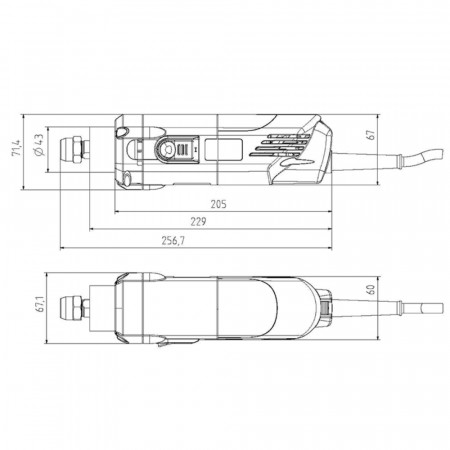 Motor pentru frezare AMB (Kress) 800FME-Q