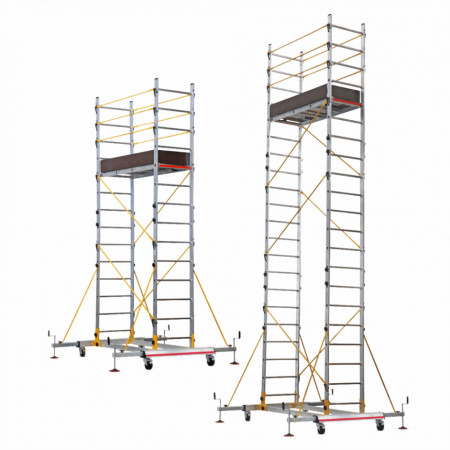 Schela mobila profesionala din aluminiu TeleSM SM640 6.7 m