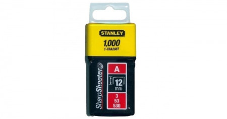 Stanley 1-TRA208T Capse standard 12 mm / 1/2" 1000 buc. tip a 5/53/530