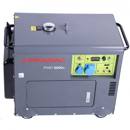 Generator de curent monofazat insonoriZat diesel 5 kW Pramac MD5000s