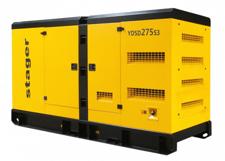 Generator de curent trifazat insonorizat 275kVA, 361A, 1500rpm, trifazat, diesel Stager YDSD275S3