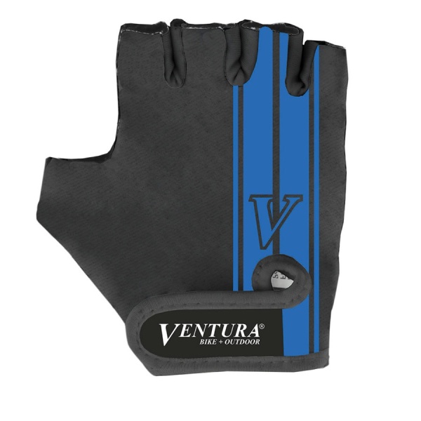 Manusi Ciclism VENTURA L/XL (Negru/Albastru)
