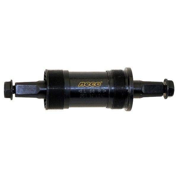 Monobloc Pedalier NECO 113,5/22,5 mm Negru Cupe Metal/Plastic