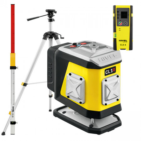Nivela laser rosu Nivel System CL1R cu trepied SJJM1EX senzor CLS4 stadie LS24