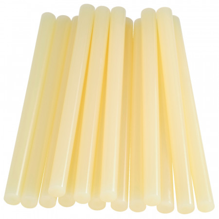 Rapid 5001421, set 48 rezerve de lipici, galbene, Ø12 x 190 mm