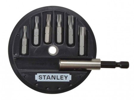Stanley 1-68-739 Set 7 piese1/4" - Torx: T10, T15, T20, T25, T30, T40 + adaptor magnetic