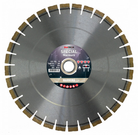 Disc diamantat Diatech SPECIAL Marmura 350