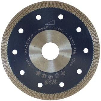 Disc DiamantatExpert pt. Ceramica dura, portelan, gresie 115x22.2 (mm) Super Premium - DXDH.3901.115