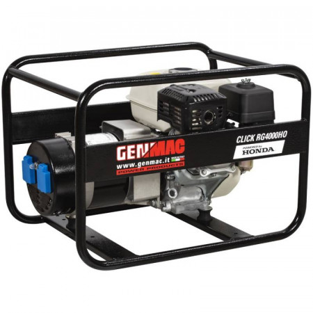 Generator curent GENMAC CLICK RG4000HO, 3.4kW, monofazat, motor Honda GP200, 5.8 CP