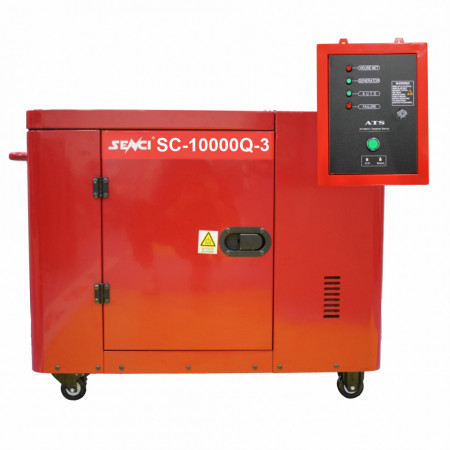 Generator de curent Senci SC10000Q-3, Putere max. 8 kW, 400 V, ATS&AVR, motor Diesel