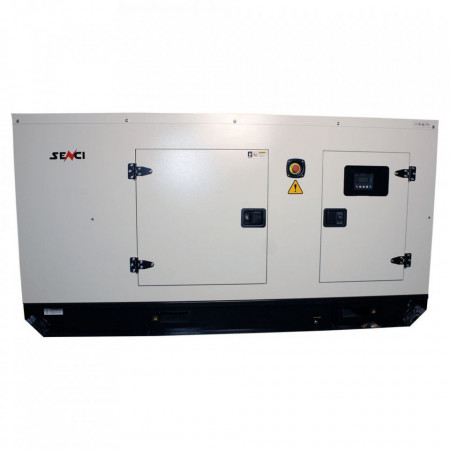 Generator insonorizat SCDE 97YS-ATS, Putere max. 97 kVA, 400V, AVR, motor Diesel