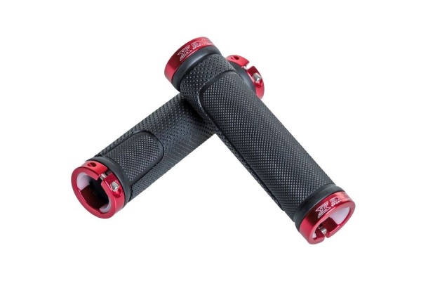 Mansoane MTB SXT - 130 mm Lock-On Dublu Rosu
