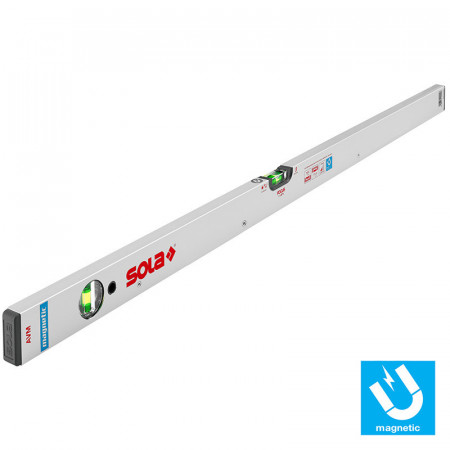 Nivela din aluminiu, magnetica SOLA AVM, 180cm